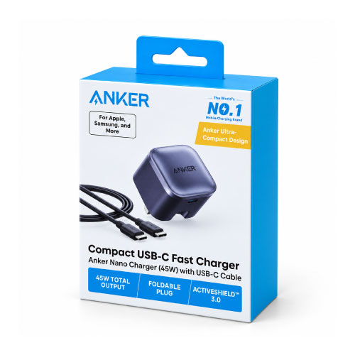 ANKER NANO 45W COMPACT C TO C CHAGER