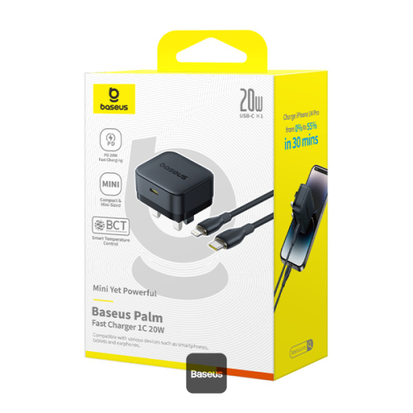 Baseus Palm Fast Charger 1C 20w UK